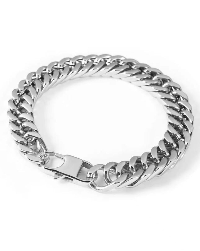 Mens Trendy Titanium Steel Bracelet That Wont Fade