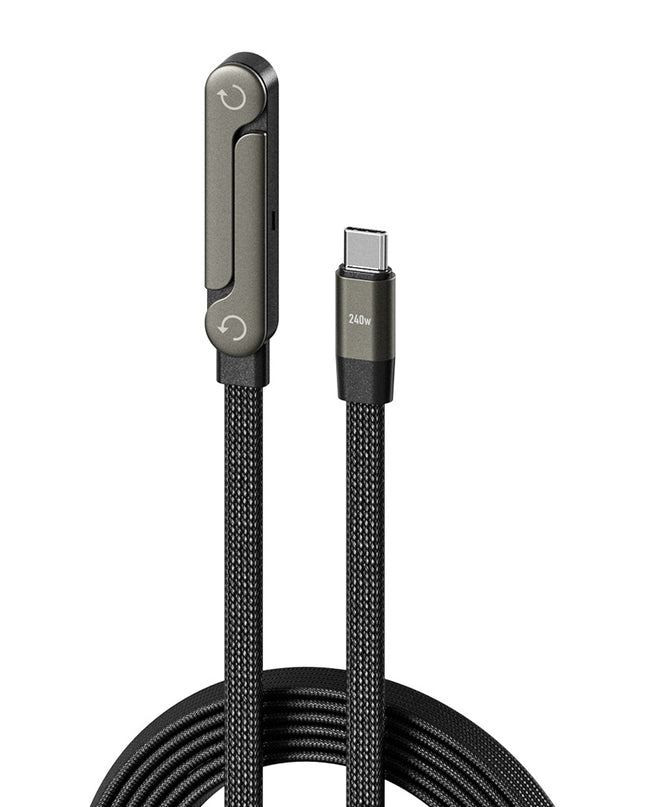 Fast Charging Foldable Bracket Data Cable 2-in-1 Data Wire Foldable Phone Tablet Stand Type-C To Type-C USB-A To Type-C