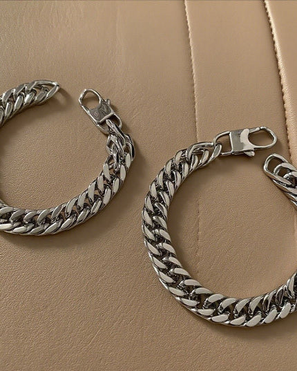 Mens Trendy Titanium Steel Bracelet That Wont Fade