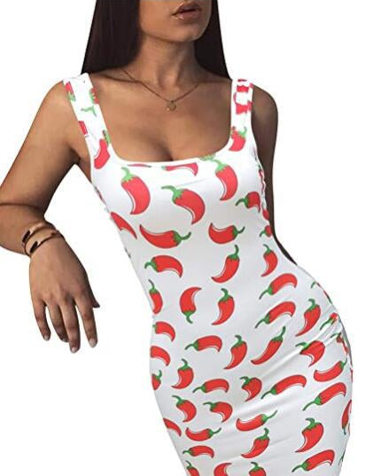 Womens Sexy Bodycon Tank Dress Sleeveless
