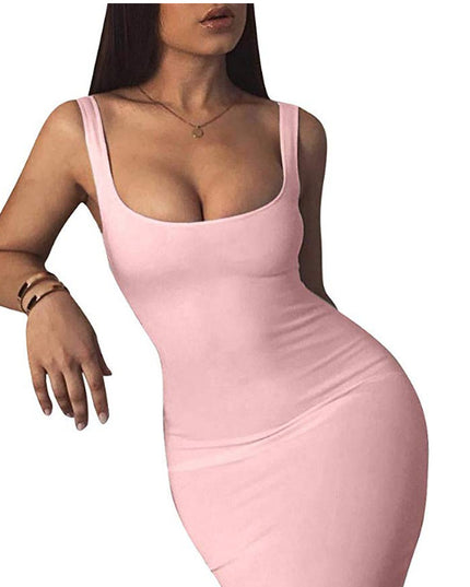 Womens Sexy Bodycon Tank Dress Sleeveless