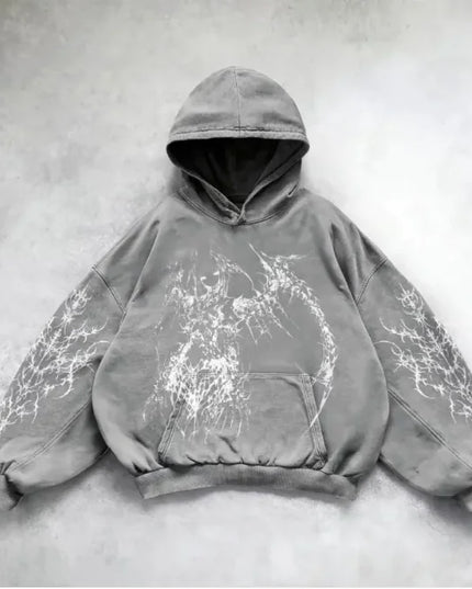 Urban Vibe Hooded Y2K Streetwear Sweatshirt