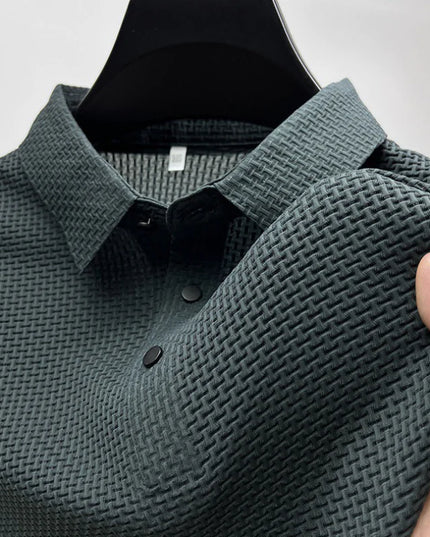 Men's Ice Silk Mesh Polo Shirt