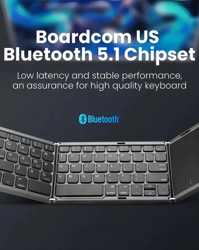 Folding Bluetooth keyboard