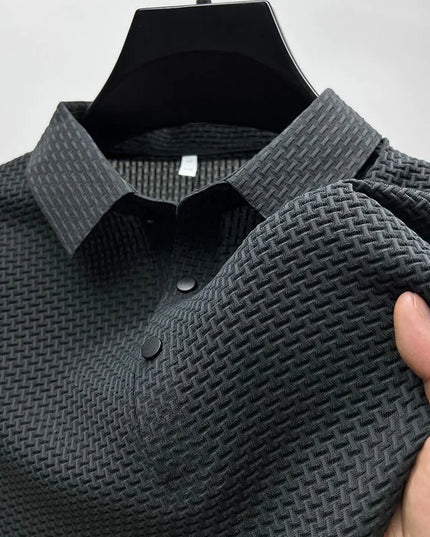 Men's Ice Silk Mesh Polo Shirt