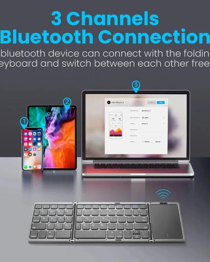 Pocket-Sized Foldable Keyboard