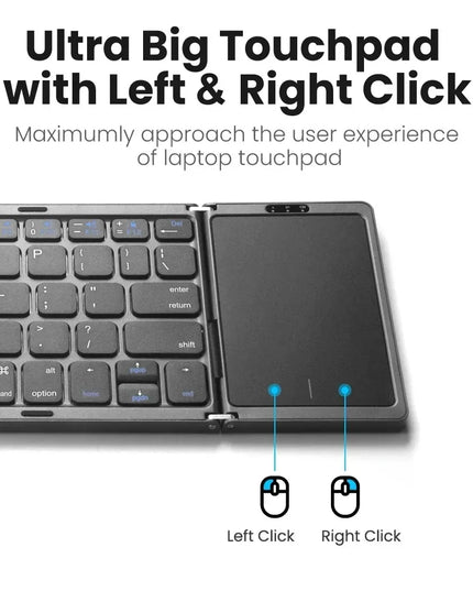 Pocket-Sized Foldable Keyboard