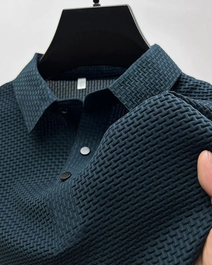 Men's Ice Silk Mesh Polo Shirt