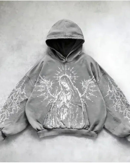 Urban Vibe Hooded Y2K Streetwear Sweatshirt